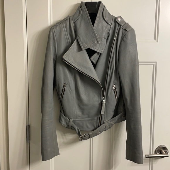 Sage Green Mackage Biker Jacket Size small - Picture 1 of 7